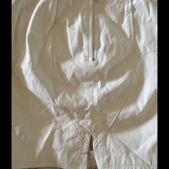 💎 VINTAGE LEATHER SKIRT 💎 NWOT. - Picture 5 of 8